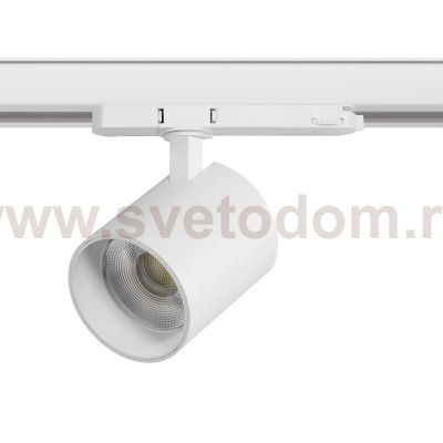 A5436QT Светильник ALTA BASE для трековой системы Quattro LED 35W 3176LM 24G БЕЛЫЙ 3000K с адаптером (215436 + 594046)