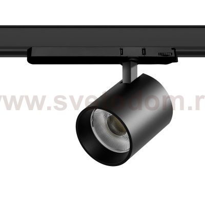 A5437TRIAC Светильник ALTA BASE для трековой системы Quattro с управлением TRIAC LED 35W 3176LM 24G ЧЕРНЫЙ 3000K с адаптером (215437 + 594057)