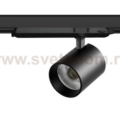 A5447DALI Светильник ALTA BASE для трековой системы Quattro с управлением DALI LED 35W 3176LM 24G ЧЕРНЫЙ 4000K с адаптером (215447 + 594067)