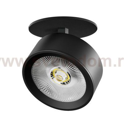 A5637RS Светильник ALTA PRO встраиваемый LED 30W 3510LM 36G ЧЕРНЫЙ 3000K со встр. чашей (215637 + 215007 + 215000-30)