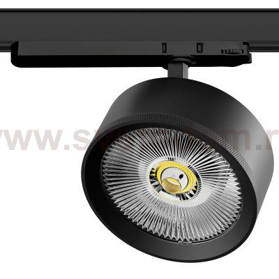 A5737TRIAC Светильник ALTA PRO для трековой системы Quattro с управлением TRIAC LED 35W 3230LM 36G ЧЕРНЫЙ 3000K с адаптером (215737 + 594057)