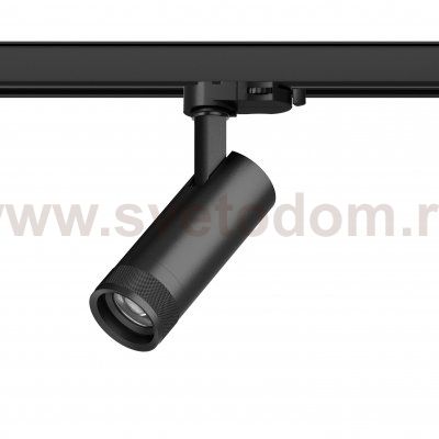 C4127QT Светильник CANNO PRO д/треков QUATTRO LED 12W 840LM 20-55G ЧЕРНЫЙ 2700-4200-6000К IP20 с адаптером (304127 + 594007)