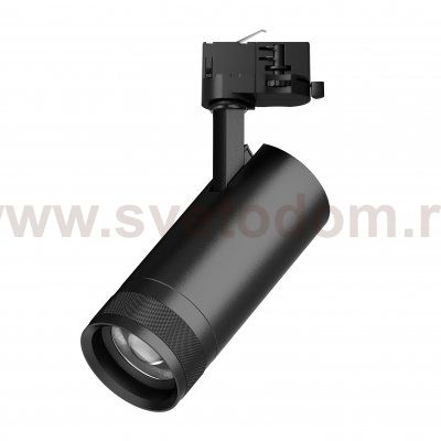 C4207QT Светильник CANNO PRO д/треков QUATTRO LED 20W 1400LM 20-55G ЧЕРНЫЙ 2700-4200-6000K IP20 с адаптером (304207 + 594007)