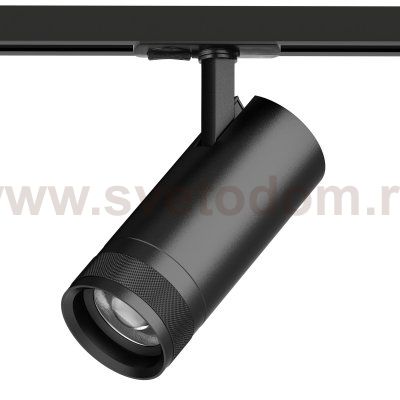 C4207SS Светильник CANNO PRO д/треков BARRA LED 20W 1400LM 20-55G ЧЕРНЫЙ 2700-4200-6000K IP20 с тонким адаптером (304207 + 592007-SS)