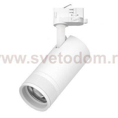 C4306QT Светильник CANNO PRO д/треков QUATTRO LED 30W 2100LM 20-55G БЕЛЫЙ 2700-4200-6000K IP20 с адаптером (304306 + 594006)