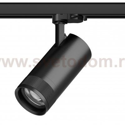 C4307QT Светильник CANNO PRO д/треков QUATTRO LED 30W 2100LM 20-55G ЧЕРНЫЙ 2700-4200-6000K IP20 с адаптером (304307 + 594007)