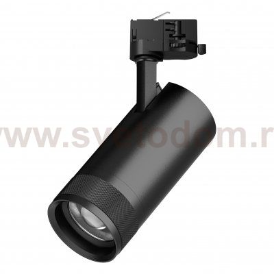 C4307QT Светильник CANNO PRO д/треков QUATTRO LED 30W 2100LM 20-55G ЧЕРНЫЙ 2700-4200-6000K IP20 с адаптером (304307 + 594007)