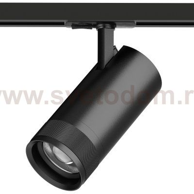 C4307SS Светильник CANNO PRO д/треков BARRA LED 30W 2100LM 20-55G ЧЕРНЫЙ 2700-4200-6000K IP20 с тонким адаптером (304307 + 592007-SS)
