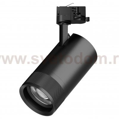 C4407QT Светильник CANNO PRO д/треков QUATTRO LED 40W 2800LM 20-55G ЧЕРНЫЙ 2700-4200-6000K IP20 с адаптером (304407 + 594007)