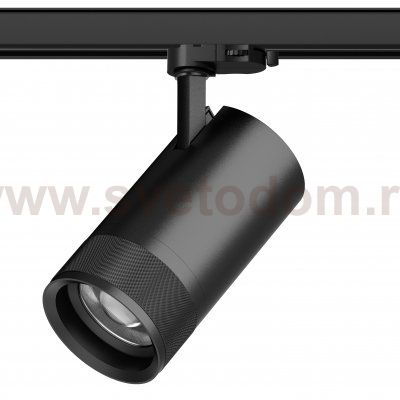 C4407QT Светильник CANNO PRO д/треков QUATTRO LED 40W 2800LM 20-55G ЧЕРНЫЙ 2700-4200-6000K IP20 с адаптером (304407 + 594007)