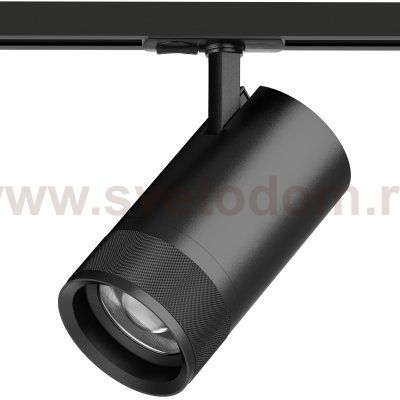 C4407SS Светильник CANNO PRO д/треков BARRA LED 40W 2800LM 20-55G ЧЕРНЫЙ 2700-4200-6000K IP20 с тонким адаптером (304407 + 592007-SS)