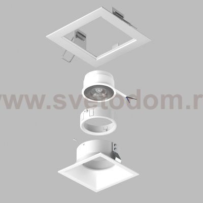 Встраиваемый светильник Lightstar D51606WMOD