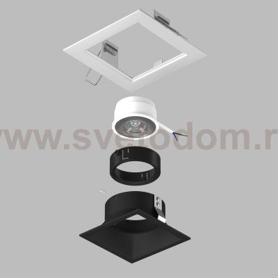 Встраиваемый светильник Lightstar D51607BMOD