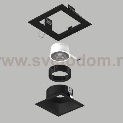Встраиваемый светильник Lightstar D51707BMOD
