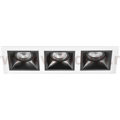 Комплект из светильников и рамки  Domino Lightstar D536070707