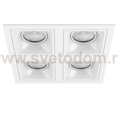 Комплект из светильников и рамки  Domino Lightstar D54606060606