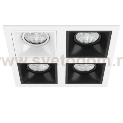 Комплект из светильников и рамки  Domino Lightstar D54606070707