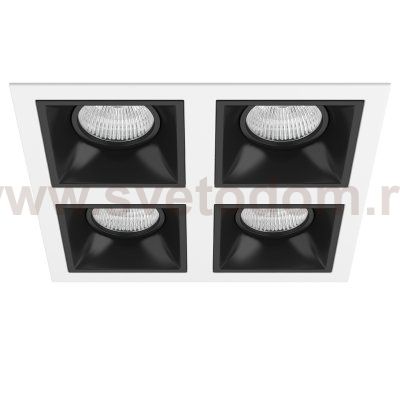 Комплект из светильников и рамки  Domino Lightstar D54607070707