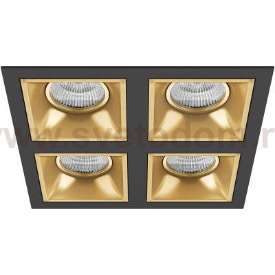 Комплект из светильников и рамки DOMINO Domino Lightstar D54703030303