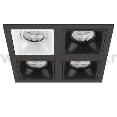 Комплект из светильников и рамки  Domino Lightstar D54706070707