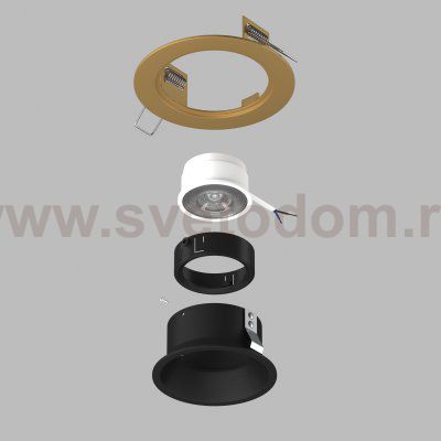 Встраиваемый светильник Lightstar D61307BMOD