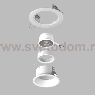 Встраиваемый светильник Lightstar D61606WMOD