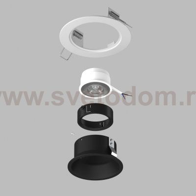 Встраиваемый светильник Lightstar D61607BMOD