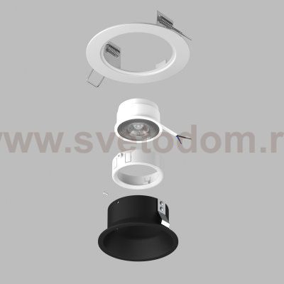 Встраиваемый светильник Lightstar D61607WMOD