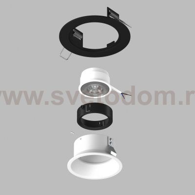 Встраиваемый светильник Lightstar D61706BMOD