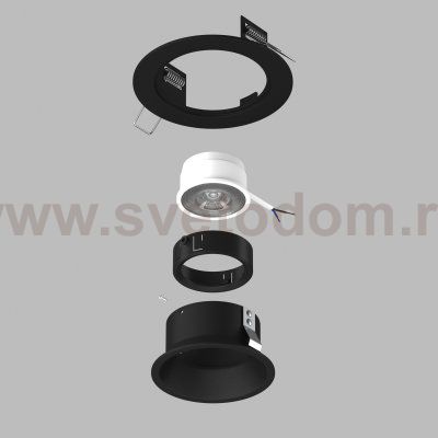 Встраиваемый светильник Lightstar D61707BMOD