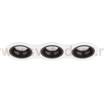 Комплект из светильников и рамки  Domino Lightstar D636070707