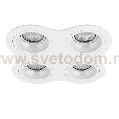 Комплект из светильников и рамки DOMINO Domino Lightstar D64606060606