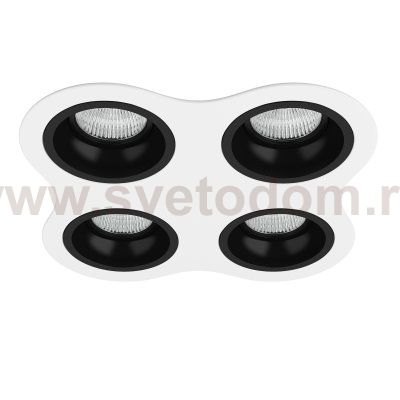 Комплект из светильников и рамки  Domino Lightstar D64607070707