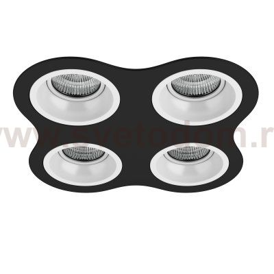 Комплект из светильников и рамки DOMINO Domino Lightstar D64706060606