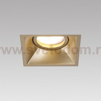 Комплект из светильника и рамки DOMINO QUAD MR16 ЗОЛОТО Domino Lightstar G214503