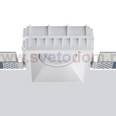 Комплект из светильника и рамки DOMINO QUAD MR16 БЕЛЫЙ Domino Lightstar G214506