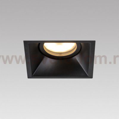 Комплект из светильника и рамки DOMINO QUAD MR16 ЧЁРНЫЙ Domino Lightstar G214507