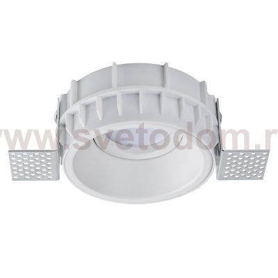 Комплект из светильника и рамки DOMINO ROUND MR16 БЕЛЫЙ Domino Lightstar G214606