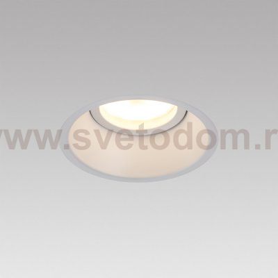 Комплект из светильника и рамки DOMINO ROUND MR16 БЕЛЫЙ Domino Lightstar G214606