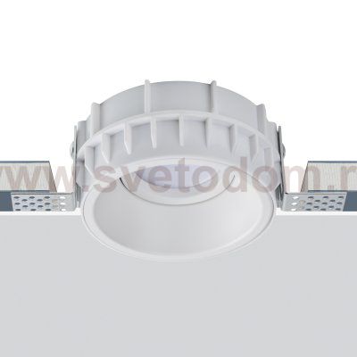 Комплект из светильника и рамки DOMINO ROUND MR16 БЕЛЫЙ Domino Lightstar G214606