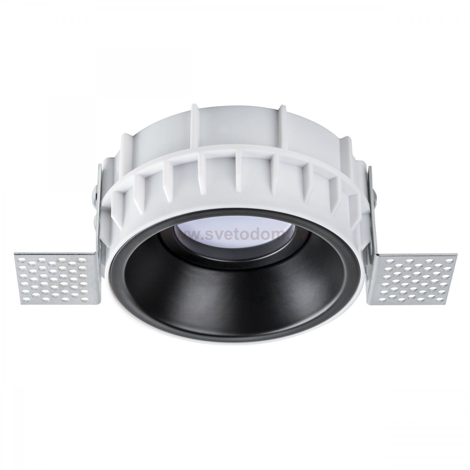 Комплект из светильника и рамки DOMINO ROUND MR16 ЧЁРНЫЙ Domino Lightstar G214607