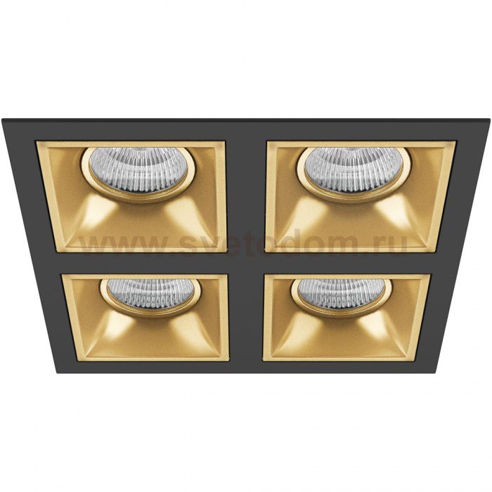 Комплект из светильников и рамки DOMINO Domino Lightstar D54703030303