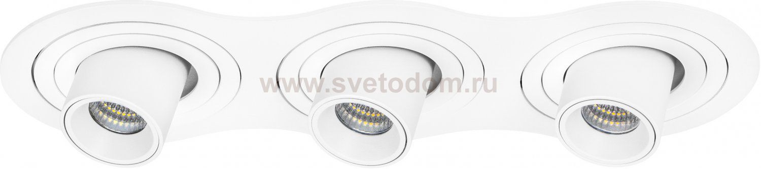 Комплект из светильника и рамки Intero Intero TUBO Lightstar i636162