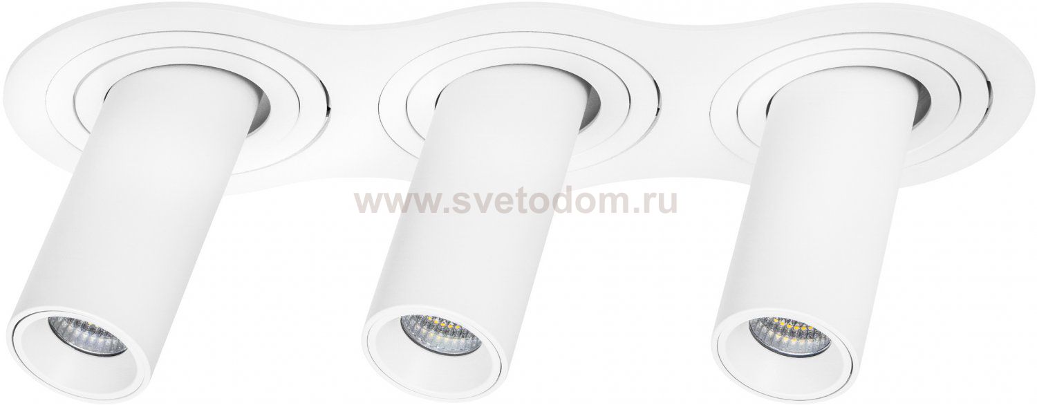 Комплект из светильника и рамки Intero Intero TUBO Lightstar i636262