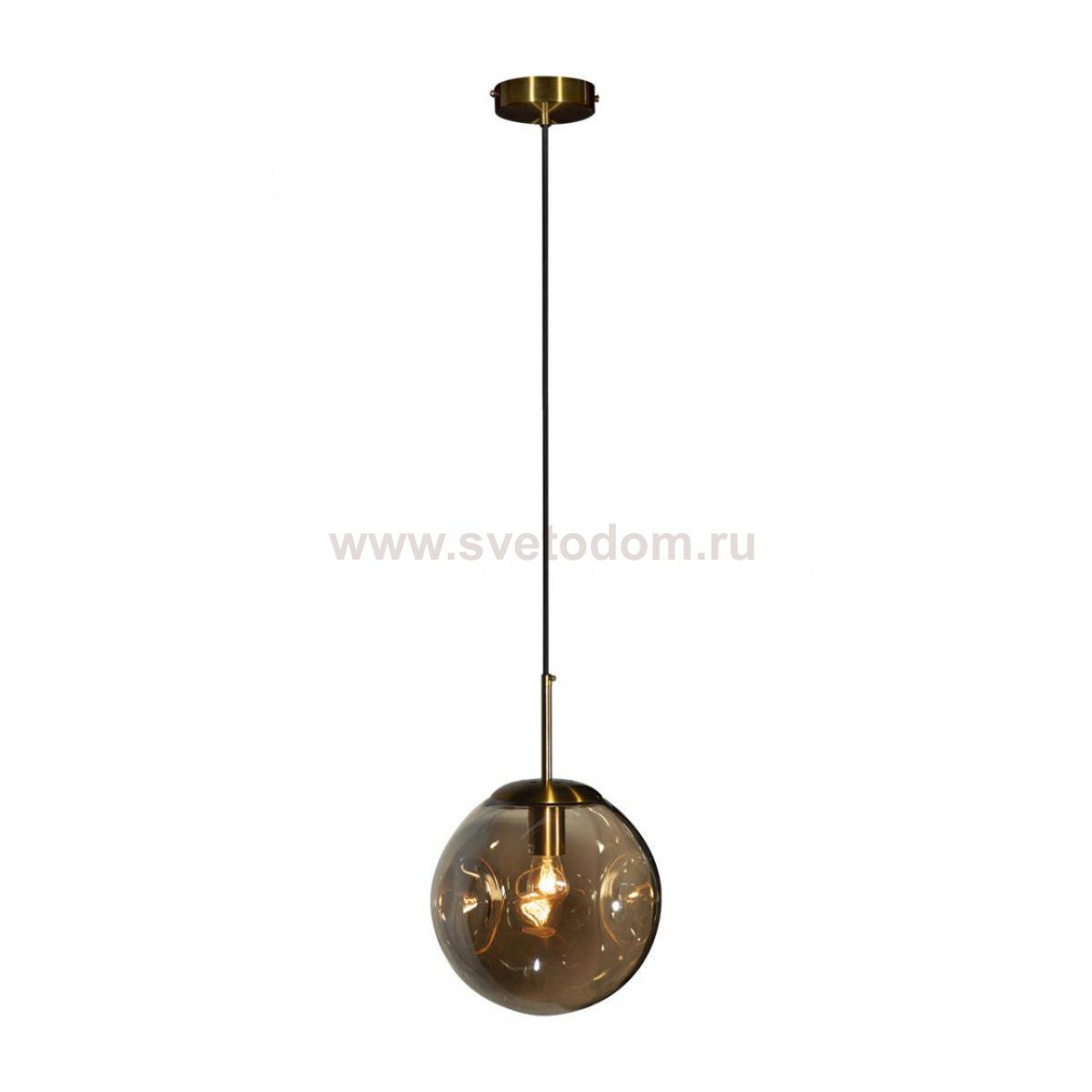 Подвесной светильник шар тонированный 250мм Loft it 10131 Amber Motion