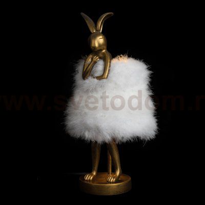10315/A White fluff Настольная лампа LOFT IT Lapine