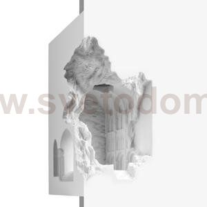 10355C Гипсовый встраиваемый светильник под покраску LOFT IT Antique