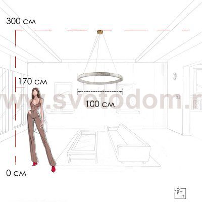 10408/1000 Подвесной светильник LOFT IT Mondrian