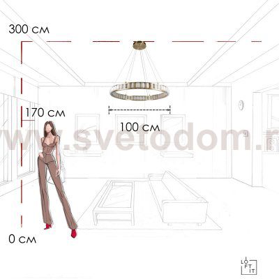 10415/1000 Подвесной светильник LOFT IT Manhattan