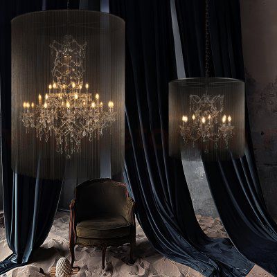 10450F Торшер LOFT IT Vaille Crystal